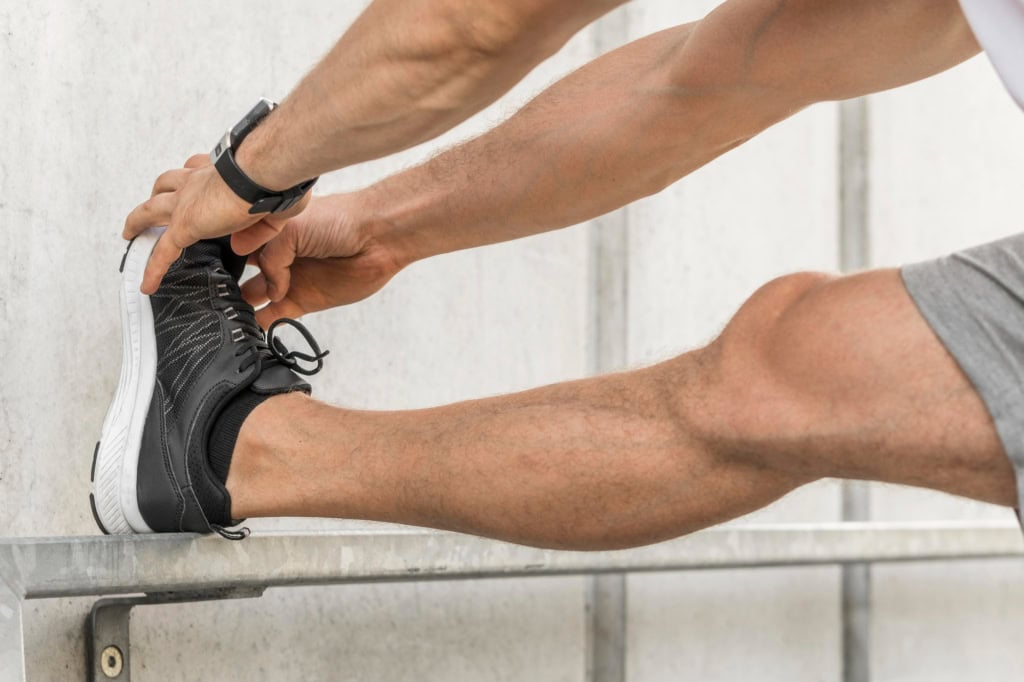Hamstring stretch